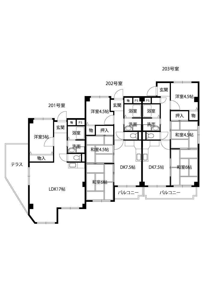 ブルーマーク高槻－図面