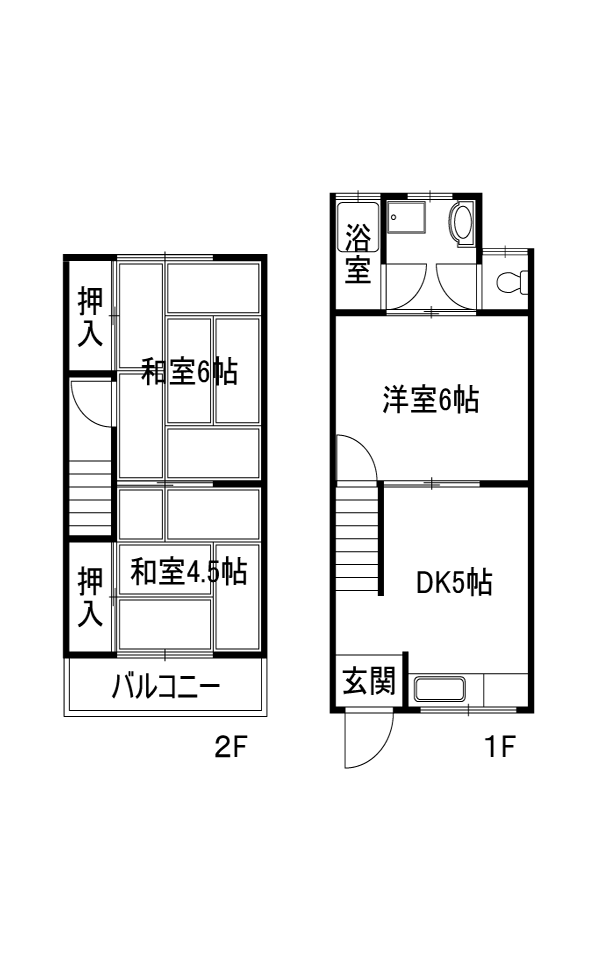 二丁通貸家-図面