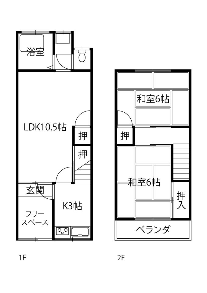 堂山町貸家－図面