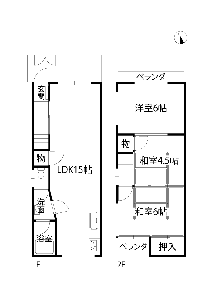 四宮２丁目貸家－図面