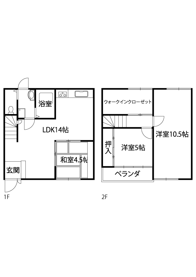 中野１丁目貸家－図面